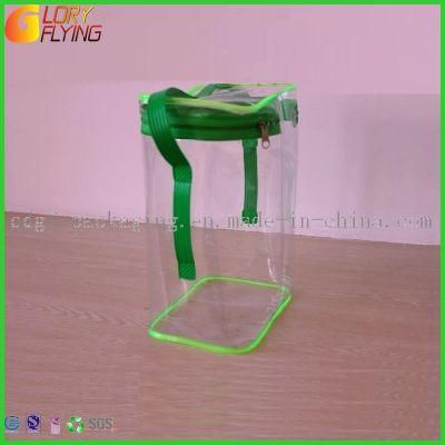 Plastic Bag Non-Woven PVC Bag with Zipper for Packing Towel.