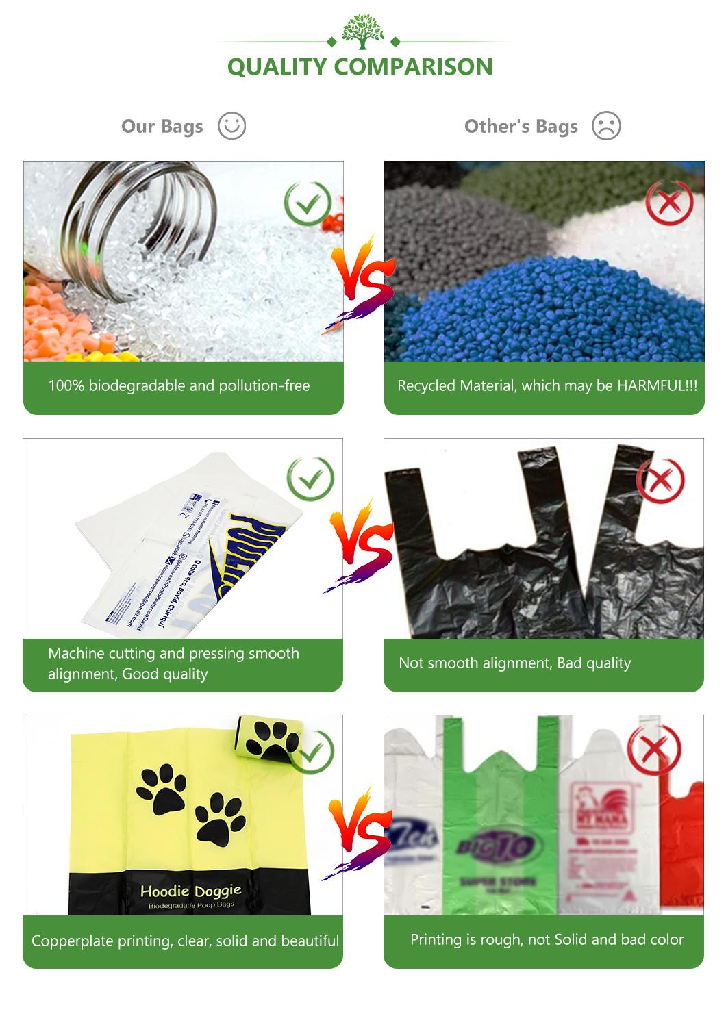 PLA+Pbat/Pbat+Corn Starch Biodegradable Bags, Compostable Bags, Supermarket Bags for Supermarket