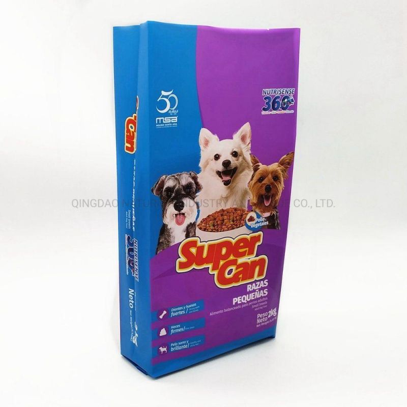 Matte Printing Composite Packaging Bag 2kg 4kg Pet Food Bag