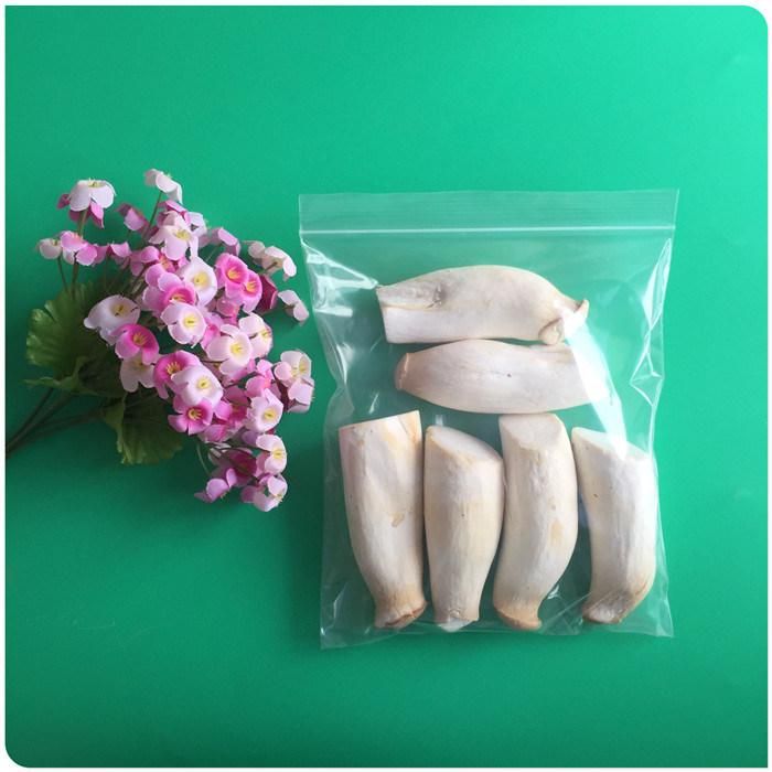 Transparent LDPE Plastic Food Storage Zipper Bag Recycled