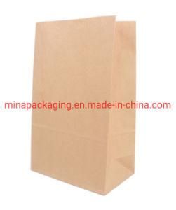 Custom Logo Printed Cheap Eco-Friendly Recyclable Take Away Food Packaging Kraft Paper Bags