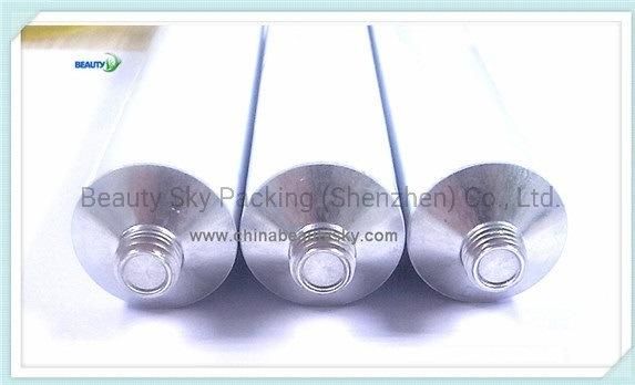 Empty Collapsible Aluminum Shampoo Bottle Soft Cosmetic Packaging Tubes