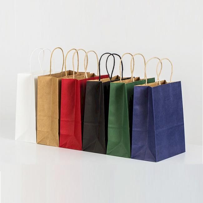 Colorful Customized Printed Kraft Paper Bag Manufacturers