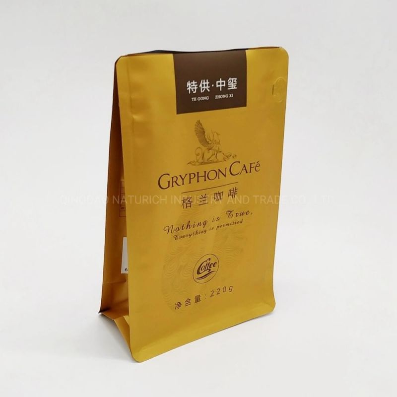 454G Coffee Bag with Valve/Coffee Bag Food Packaging Bag/Pouch