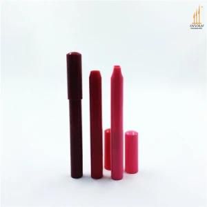 Slim Pink Hot Sale Custom Lipstick Tube Empty Plastic Lip Balm Tube for Makeup