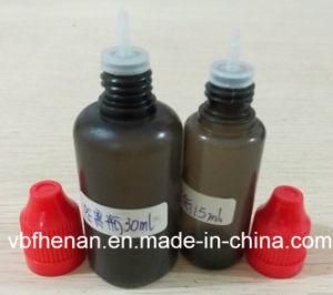 15ml Black PE Bottle with Childproof Cap and Slender Tip for Filling E-Juice