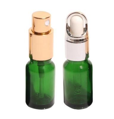 Dark Greenglass Bottle Empty Essential Oil and Perfume Glass Bottles Wholesale 10/15/20/30/50ml