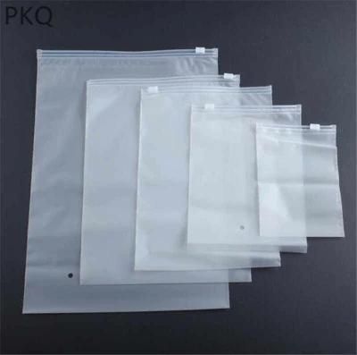 Custom Matte Frosted Zipper Plastic Packaging Bag for Apparel