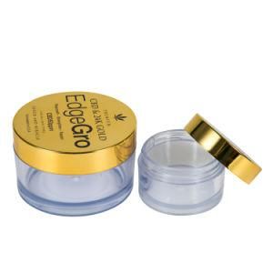 Clear Round Plastic Transparent Mini Cosmetic Makeup Pet Jar