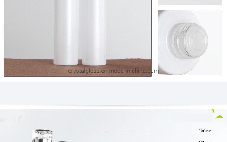 Pearl White 30g 50g Pearl White Glass Bottle for Cosmetic