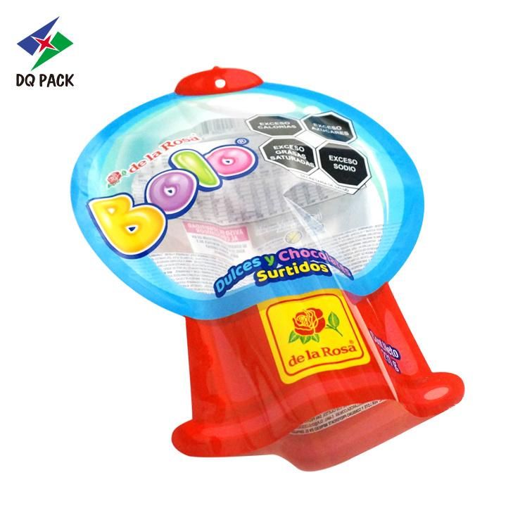 Children Gift Special Shape Three Side Seal Pouch for Candy with Hole