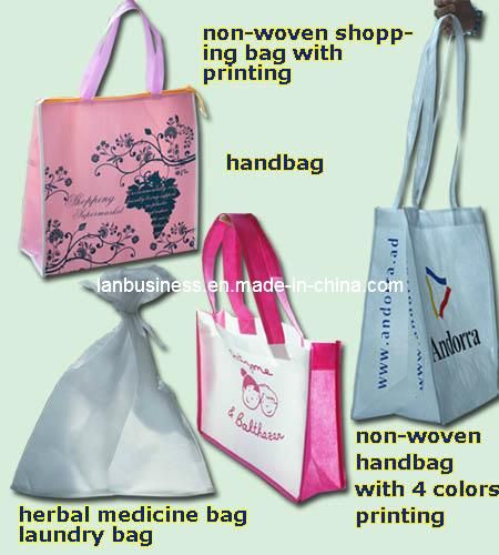 Ly Reusable Nonwoven Bags in Different Colors