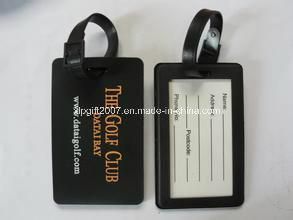 2015 Promotional 3D Fashion Plastic PVC High Quality Luggage Tag