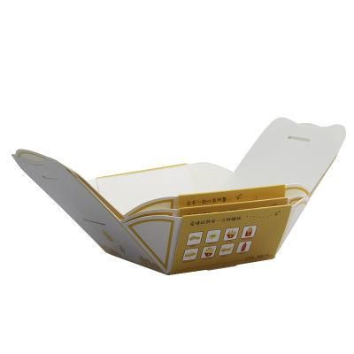 Custom Printing Portable Small Popcorn Chicken Food Packaging White Cardboard Paper Box