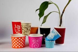 Disposable Double Walled Paper Cup with Customer Logo Printing