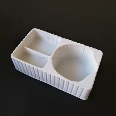 White Custom Blister Cosmetic Plastic Packaging Tray