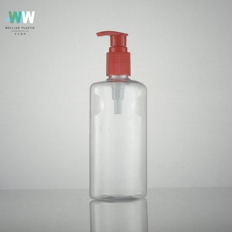 300ml Pet Cosmetic Container Bottle with Lotion Pump