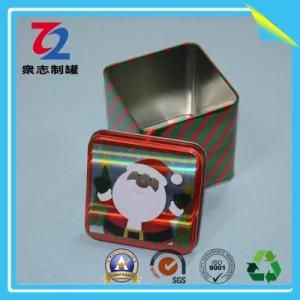 Customized Small Square Tin Jar for Gift