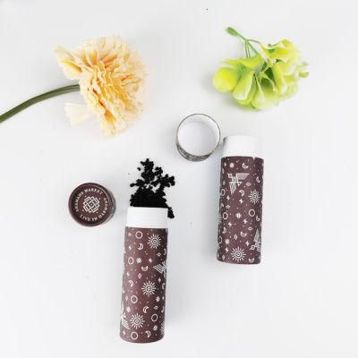 Long Round Tea Herbs Paper Tube Packaging Cans