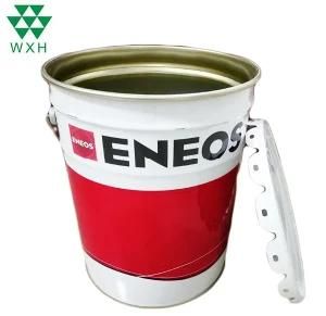 Metal Tin Pail for Frozen Oil Grease with Lug Lid