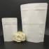 White Paper Kraft Packaging Bag Stand up with Zipper/Ziplock / Stock