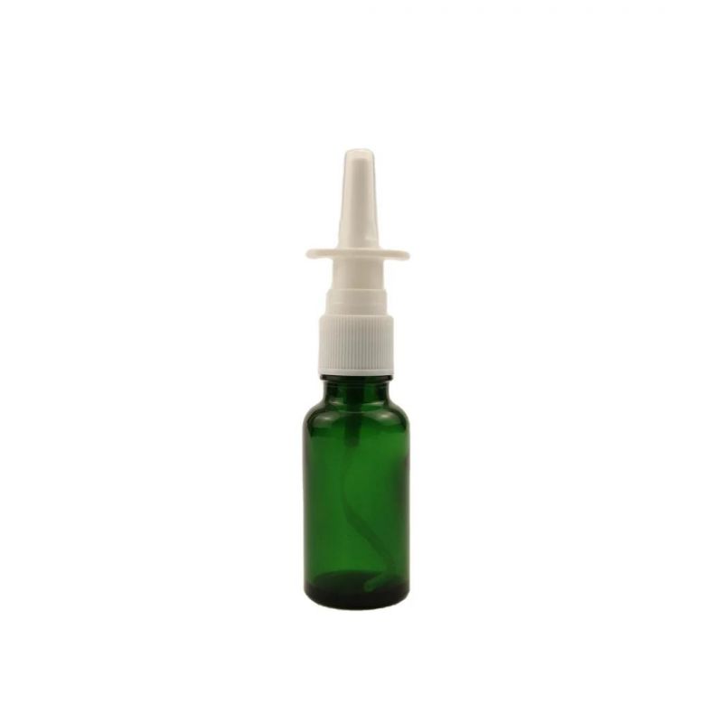 Glass Sprayer Bottle The Nasal Spray Bottle Irrigator with White Top and Plastic Cover 30ml 100ml