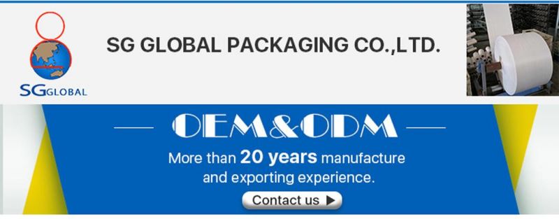GRS SGS CE Approved Manufacturer 100% Virgin Polypropylene Laminated Coated Printed Waterproof Raffia Sacks Roll White Tubular PP Woven Fabric for Bags