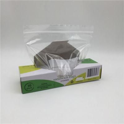 PE Reusable Gallon Zip Lock Portion Bags, Click &prime; N Lock Zipper, Gallon Size, 20 Bags