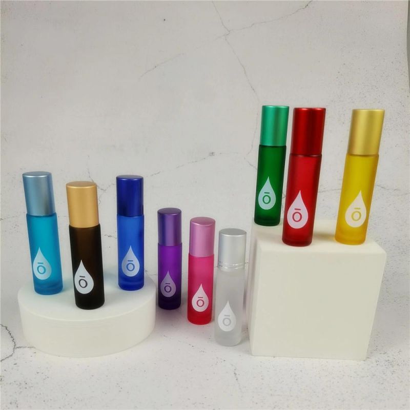 10ml Essential Oil Bottle Deodorant Perfume Glass Roll on Bottle with Cap