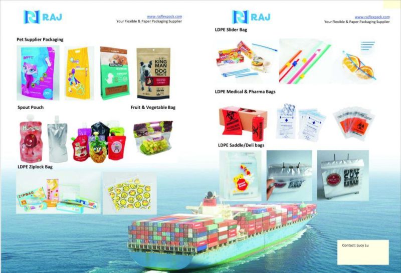 OEM Printed Food Packing BOPP Plastic Roll Film Stock
