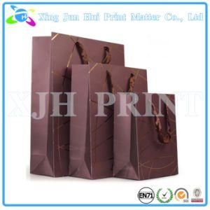 Gold Stamping Printed Custom Made Shopping Bags