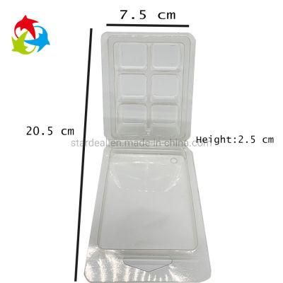 Custom Transparent Wax Melts Clamshell Packaging Box