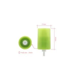 Fashion Green 20mm Cosmetics Packaging Products Customized Colors Sprayer Pump