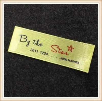 Custom Garment Woven Clothing Label for Private Brand Logo