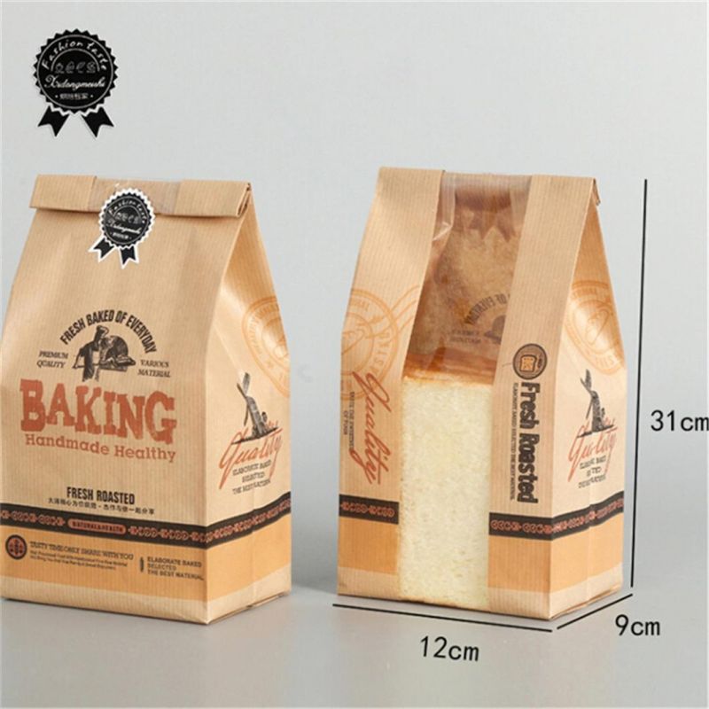 Food Bread Packaging Greaseproof Burger Paper Bag