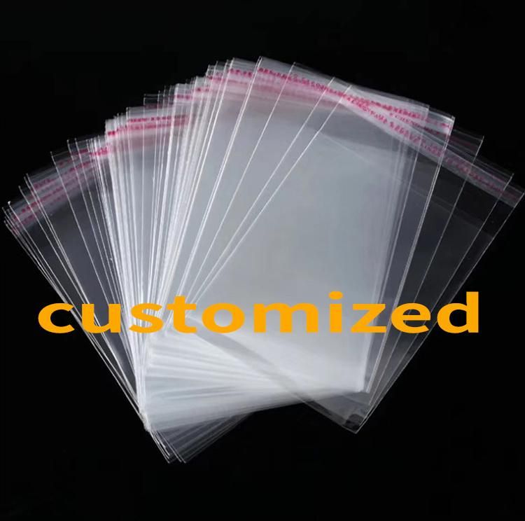 Self Adhesive Seal Transparent Clear Cellophane Plastic OPP Packing Bag