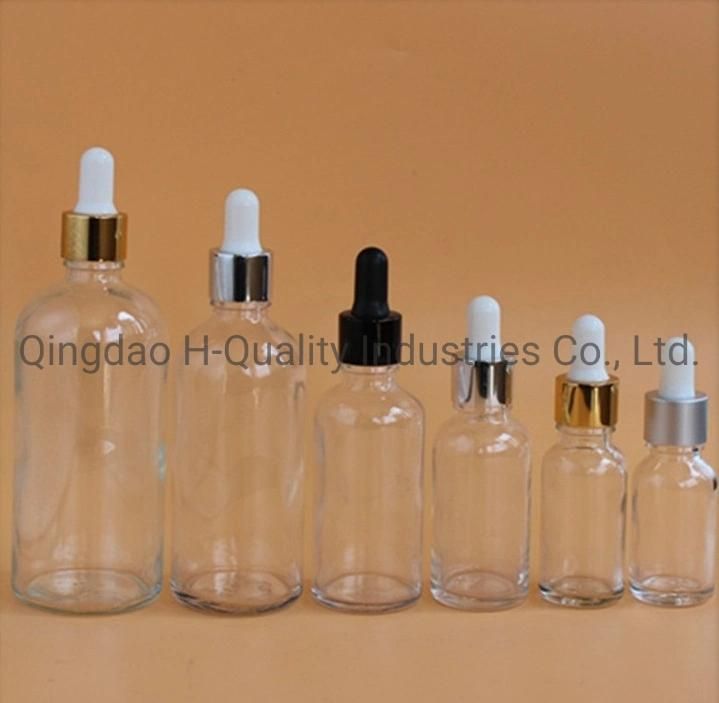 Essential Oil Amber/Green/Clear Glass Bottles with Screw Caps