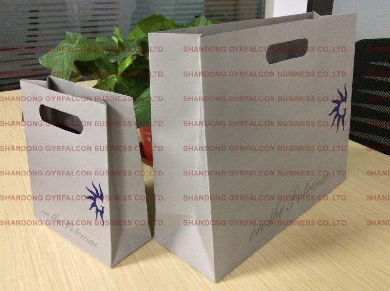 Art Paper Bag with Logo Glossy Lamination for Clothing/Gift/Shoes/Jewelry/Festival