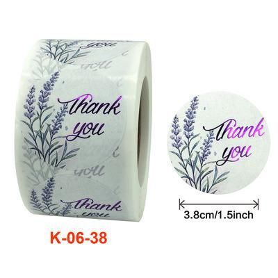 Custom Plant Supply Packaging Label Stickers Seal Thank You Sticker Thankyou Label Printing