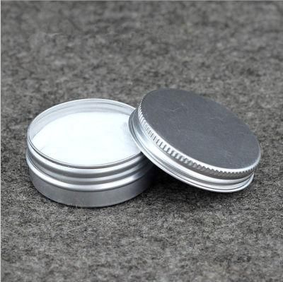 Round Matte Black Cosmetic Beard Oil Hair Wax Skin Care Cream Aluminum Jar