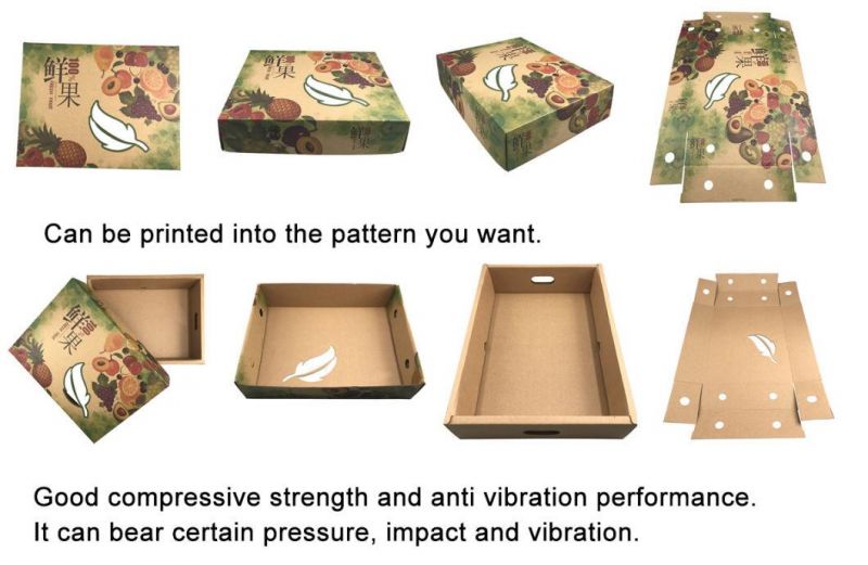 Folding Paper Carton Box for Fruit