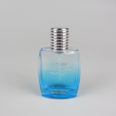 50ml Square Atomizer Spray Luxury Glass Perfume Bottle