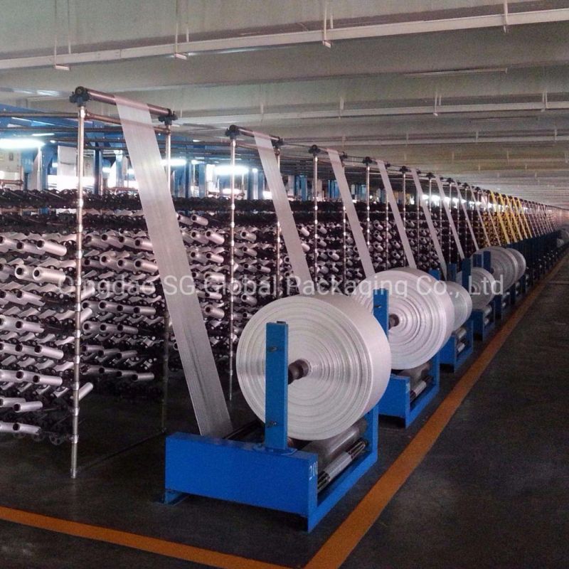 GRS SGS CE Approved Manufacturer 100% Virgin Polypropylene Laminated Coated Printed Waterproof Raffia Sacks Roll White Tubular PP Woven Fabric for Bags