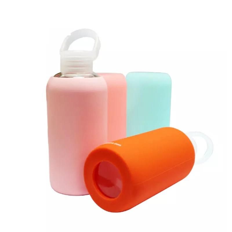 Portable Heat-Resistant Silicone Sleeve for Glass Cup Drink Tea Coffee Mug