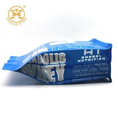 Aluminum Foil Zip Lock Manufacturing Eight Side Seal Bag Protein Powder Bag