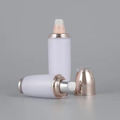 High Quality Cosmetic Empty Plastic Round Lotion Pump Bottle