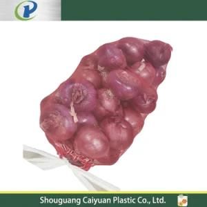 Drawstring Tubular Plastic PE Mono Leno Net Bag Tubular PP Vegetable Onion Mesh Bag