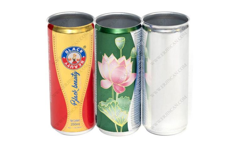 Sleek 200ml Cans with Lids Beer Cans Soda Cans