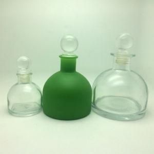 50ml 180ml 320ml Round Shaped Glass Diffuser Bottle with Glass Cork