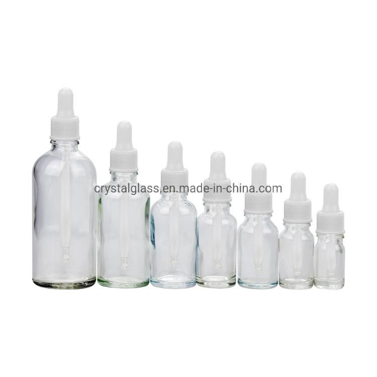 20ml 30ml 50ml Cosmetic Packaging Dropper Bottles for Essential Oil Glass